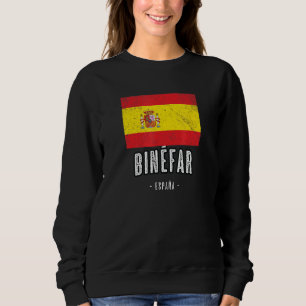 Camiseta Espanha Binfar Es Bandeira Cidade - Bandera Ropa -