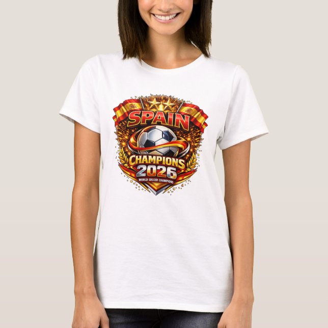 Camiseta Espanha Campeã 2026   (Frente)