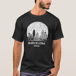 Camiseta Espanha da cidade de Barcelona