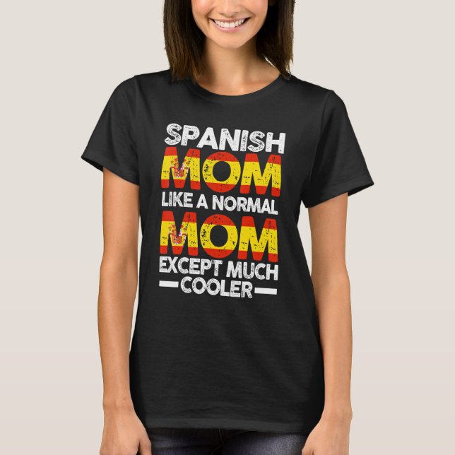 Camiseta Espanha da Mãe Espanhola (Frente)