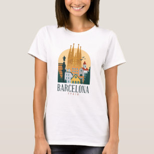 Camiseta Espanha de Barcelona Bonita de espanhol de present