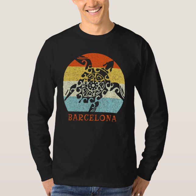 Camiseta Espanha de Barcelona Vintage (Frente)