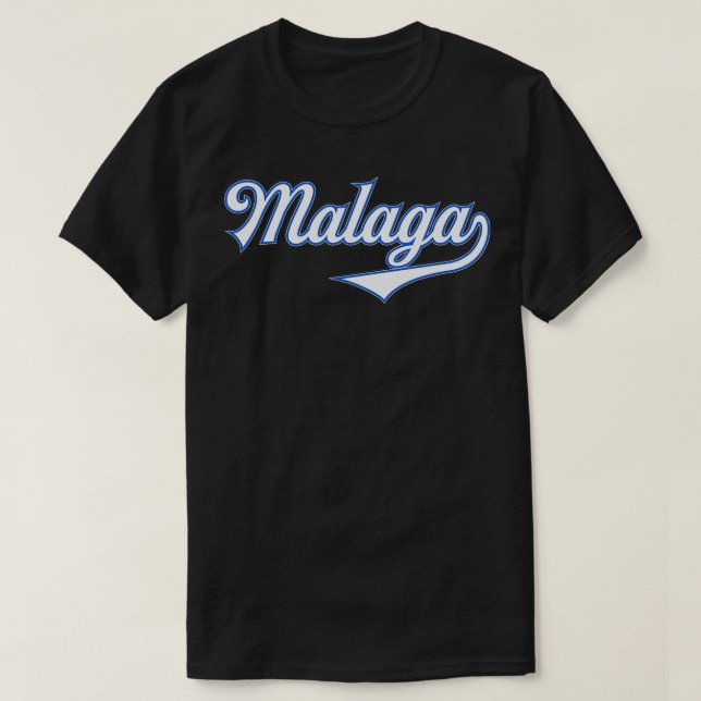 Camiseta Espanha de Málaga Espana Vintage (Frente do Design)