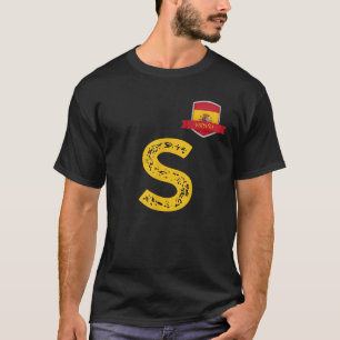 Camiseta Espanha Espa a Human Flag S Espanha Espa a