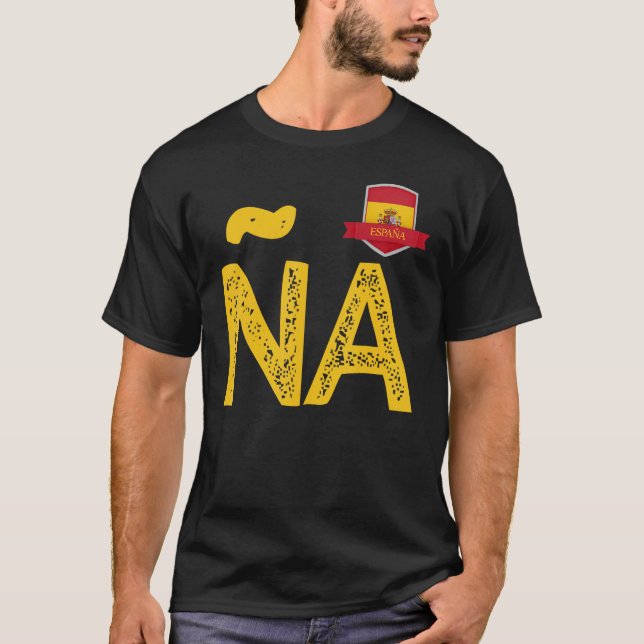 Camiseta Espanha España Human-Flag N e A Espanha Españo (Frente)