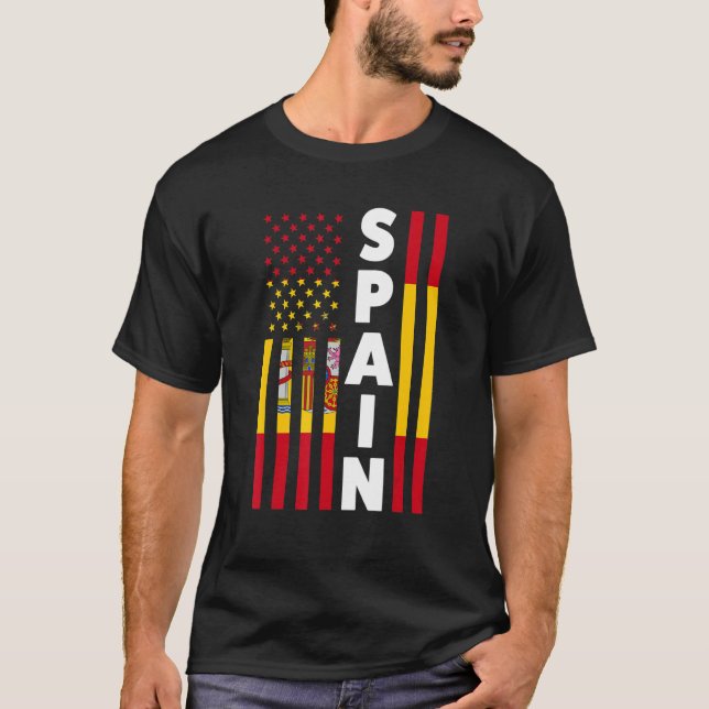 Camiseta Espanha Espanha espanhol (Frente)