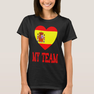 Camiseta Espanha espanhola Bandeira Nacional Elf Barcelona