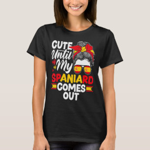 Camiseta Espanha Espanhola de espanha até meu espanhol cheg