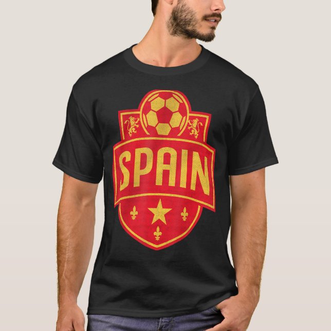 Camiseta Espanha espanhola Espanha de futebol españo (Frente)