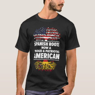 Camiseta Espanha Espanhola nascer Americana Cidadania