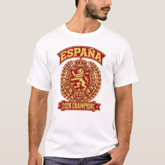 Camiseta Espanha EST. 1920 Brasão do Leão Vintage Atlético 