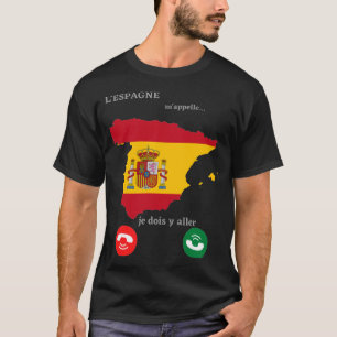 Camiseta Espanha está ligando e eu tenho que ir