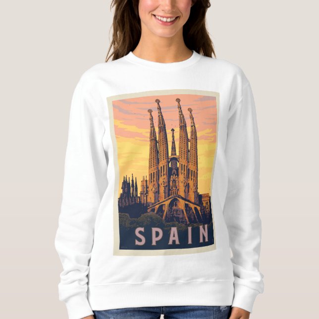 Camiseta Espanha | Familia Sagrada (Frente)