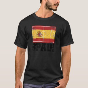 Camiseta Espanha Futebol Campo Bandeira Espana Imprensa Esp