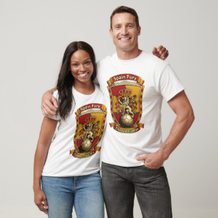 Camiseta Espanha Leão Eterno Ascensão, Presente da Herança