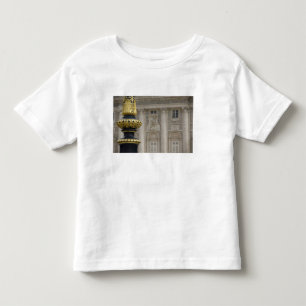 Camiseta Espanha, Madrid. Palácio Real, lustre dourado orna