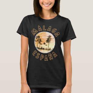 Camiseta Espanha Málaga ESPANA Retro Sunset