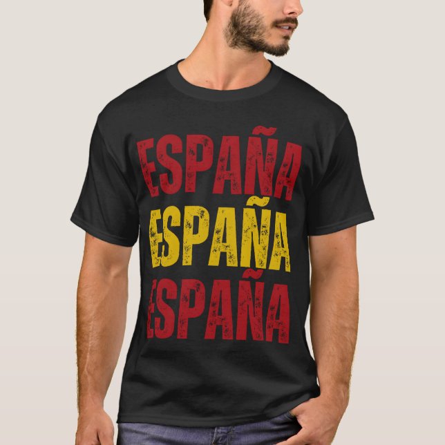Camiseta Espanha menina do orgulho espanhol (Frente)