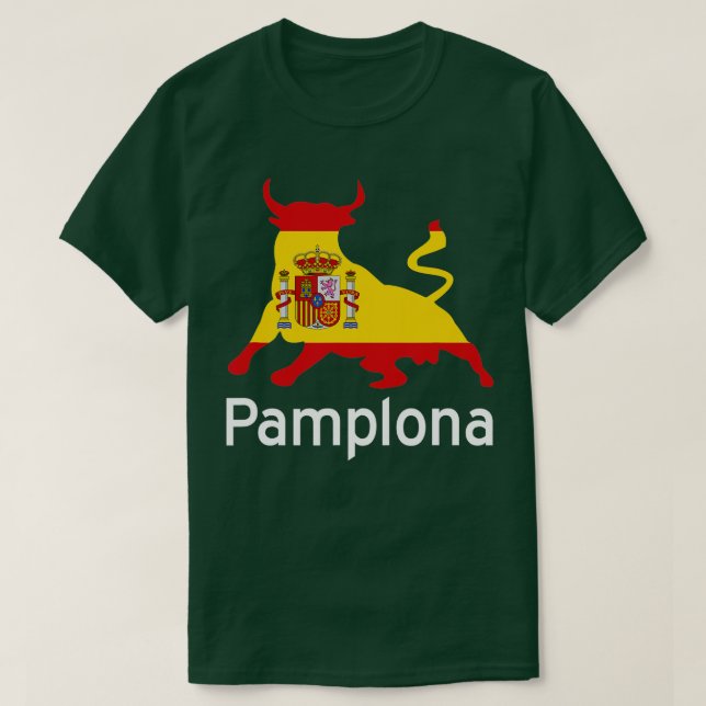 Camiseta Espanha Pamplona dos Bulls (Frente do Design)