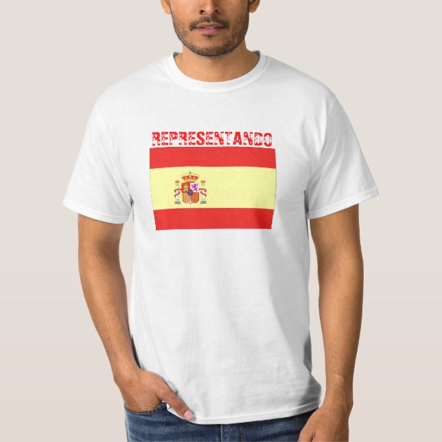 CAMISETA ESPANHA REPRESENTANDO (Frente)