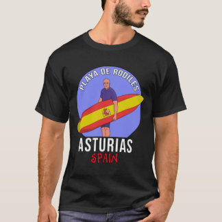 Camiseta Espanha Rodiles Beach Asturias