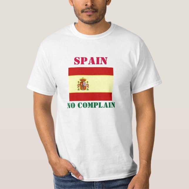 Camiseta Espanha Sem Reclamação (Frente)