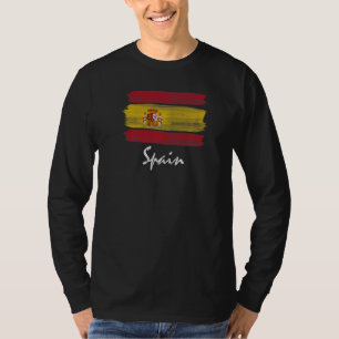 Camiseta Espanha Sinalizador de Viagem Espanha Pride Espanh