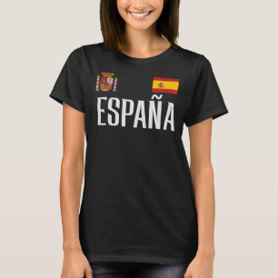 Camiseta Espanha Sinalizador Espana Futebol Fan Men Women K