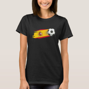 Camiseta Espanha Soccer Ball Espanha Flag Jersey