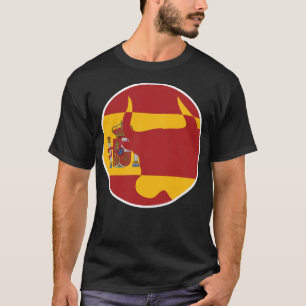 Camiseta Espanha Taurus Bandeira Nacional Espanhola