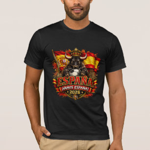 Camiseta Espanha ¡Vamos España! 2026 Fã de Futebol