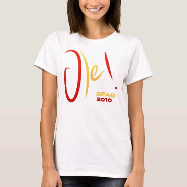 Camiseta espanha velho 2010 (Frente)