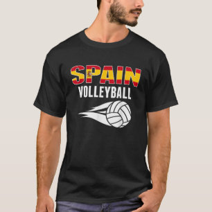 Camiseta Espanha Ventiladores de Voleibol Jersey Espanha Fl