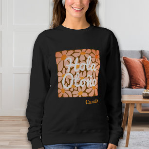 Camiseta Espanhol Alô Autumn Fall Vibes Personalizar