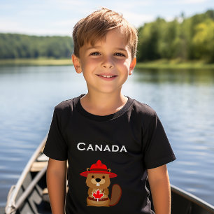 Camiseta Espanhol Cinto do Canadá com Cor Escura Folha de M