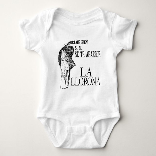 Camiseta Espanhol de Llorona do La (Frente)