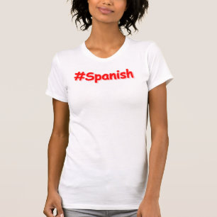 Camiseta "#Espanhol" Design. Comprar Agora