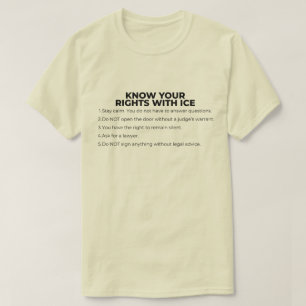 Camiseta Espanhol e Inglês Conheça Seus Direitos ICE
