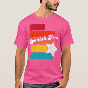 Camiseta Espanhol Fork Utah Vintage angustiou Souvenir 2