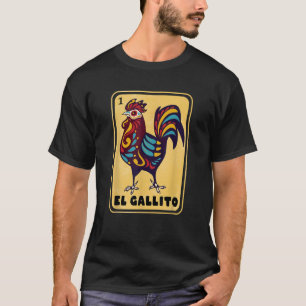 Camiseta Espanhol mexicano Bingo Funny Gifts El Gallito