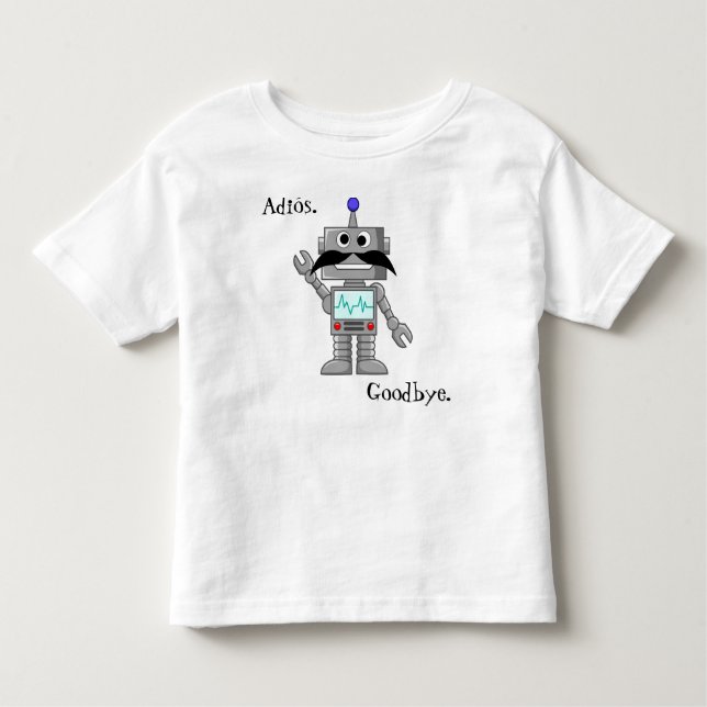 Camiseta Espanhol Vocab: Adeus (Frente)