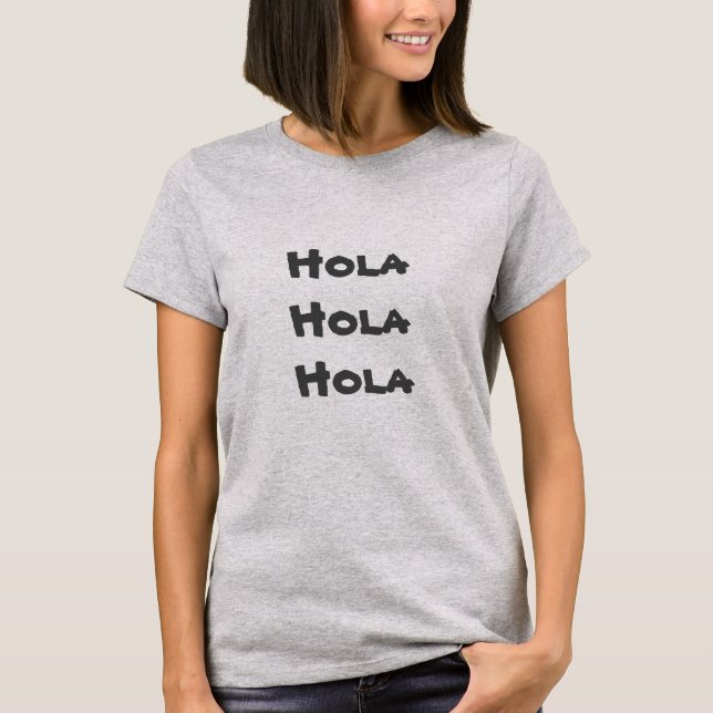 Camiseta espanhola dizendo (Frente)