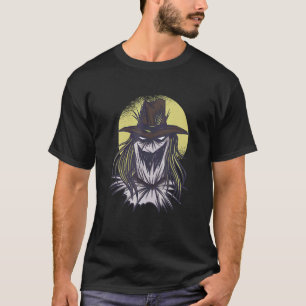 Camiseta Espantalho Assustador de Halloween