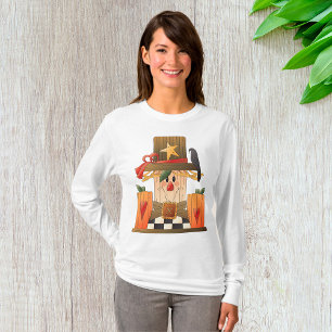Camiseta Espantalho De Madeira Vomem Capa Longa