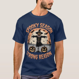 Camiseta Espantalho de Temporada Assustadora Forte