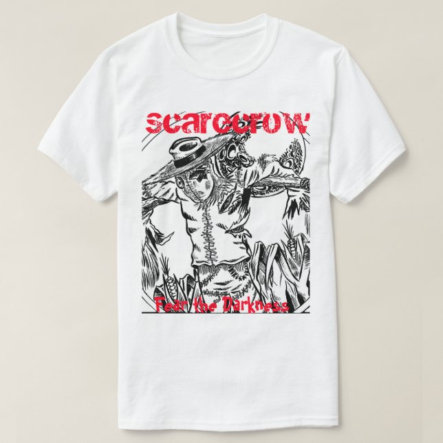 Camiseta espantapajaros (Frente do Design)