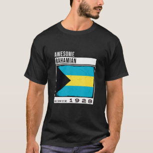 Camiseta Espantoso Bahamian desde 1928, 94.º Nascimento Bah