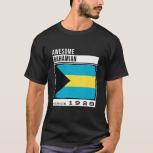 Camiseta Espantoso Bahamian desde 1928, 94.º Nascimento Bah
