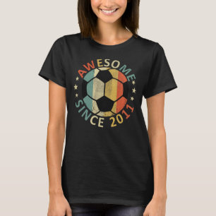 Camiseta Espantoso Desde 2011, 12 Birthday Boy Soccer Playe