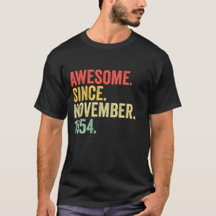 Camiseta Espantoso Desde Novembro De 1954 68 Anos De Idade